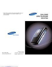 Samsung SGH-E700 Owner's Manual