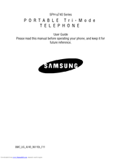 Samsung SPH-a740 Series User Manual