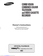 Samsung Colour TV/VCR Owner's Instructions Manual