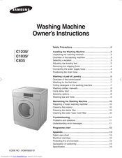 Samsung C1235AV Owner's Instructions Manual