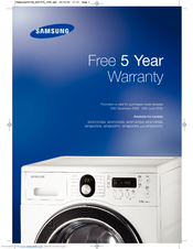 Samsung WF8804RPZ Warranty