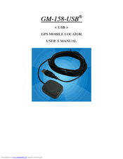 San Jose Navigation GPS Mobile Locator GM-158-USB User Manual