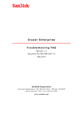 SanDisk Cruzer Enterprise Troubleshooting Manual