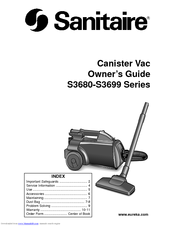 Sanitaire S3699 Series Owner's Manual