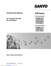 Sanyo STB1123C1 Instruction Manual