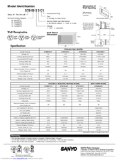 Sanyo STB0823H1 Specification Sheet