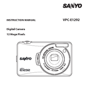 Sanyo VPC E1292 Instruction Manual