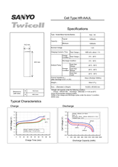 Sanyo Twicell HR-AAUL Specifications