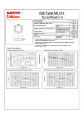 Sanyo ML614 Specifications