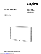 Sanyo CE42LH2R Instruction Manual