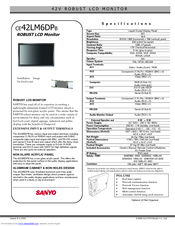 Sanyo CE42LM6DPB Specifications