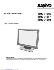 Sanyo VMC-L1019 Instruction Manual