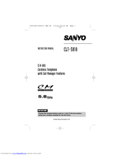 Sanyo CLT-5810 Instruction Manual