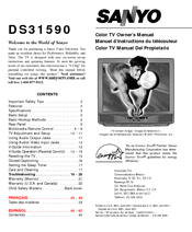 Sanyo DS31590 Owner's Manual