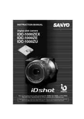 Sanyo IDC-1000ZE iDshot Instruction Manual
