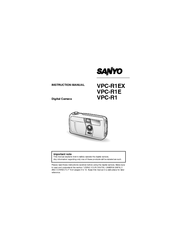 Sanyo VPC-R1E Instruction Manual