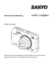 Sanyo VPC-T1284 Instruction Manual