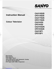Sanyo CA21SF1 Instruction Manual