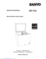 Sanyo HF-710 Instruction Manual