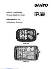 Sanyo HPS-SG3 - Indoor Barbecue Grill Instruction Manual