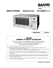 Sanyo EM-P415WS Service Manual