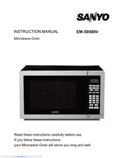 Sanyo EM-S8588V Instruction Manual