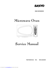 Sanyo EM-W3000W Service Manual