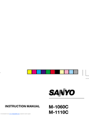 Sanyo M-1060C Instruction Manual