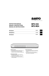 Sanyo MPX-MD4 Instruction Manual