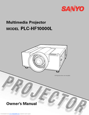 Sanyo PLC HF10000L Owner's Manual