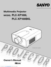 Sanyo PLC-XP100K Owner's Manual