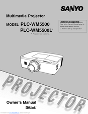 Sanyo PLC WM5500L Owner's Manual