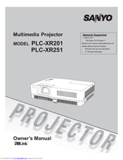 Sanyo PLC-XR201 Owner's Manual