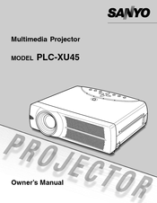 Sanyo PLC-XU45 Owner's Manual