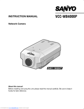 Sanyo VCC-WB4000P Instruction Manual
