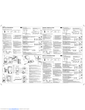 Sanyo RCS-KR1EG Installation Manual
