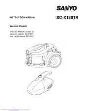 Sanyo SC-X1801 Instruction Manual