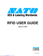 SATO 9001147B User Manual
