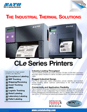 Sato CL608e Manuals | ManualsLib