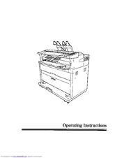 Ricoh 8700W Operating Instructions Manual