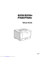 Savin P7026n Setup Manual