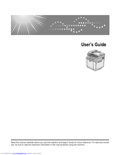 Savin SPC210SF User Manual