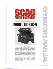 Scag Power Equipment GC-STC-V Operator's Manual
