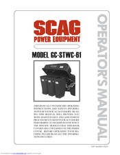 Scag Power Equipment GC-STWC-61 Operator's Manual