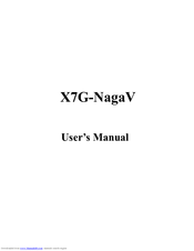 Sceptre X 7G Naga V  X7g-NagaV X7g-NagaV User Manual