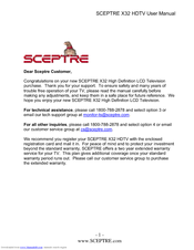 Sceptre X32 Series User Manual