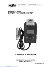 Schumacher PST-900X Owner's Manual