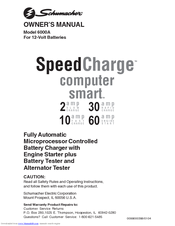 Schumacher SpeedCharge 6000A Owner's Manual