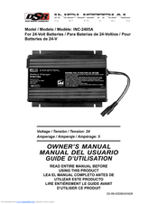 Schumacher INC-2405A Owner's Manual