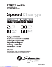 Schumacher SC-6000A SpeedCharge Owner's Manual